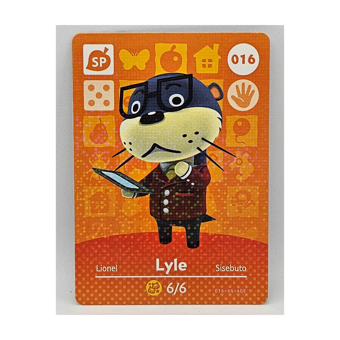 016 Lyle Animal Crossing Amiibo Card Series 1