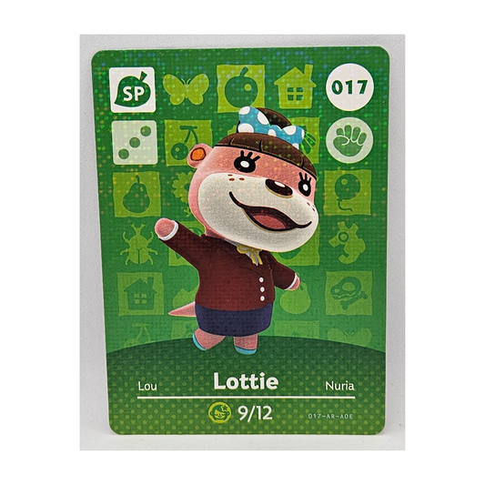 017 Lottie Animal Crossing Amiibo Card Series 1