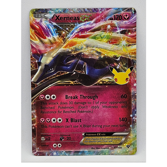 Pokemon Xerneas-EX - 97/146 - Rare Holo EX