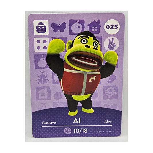 025 Al Animal Crossing Amiibo Card Series 1