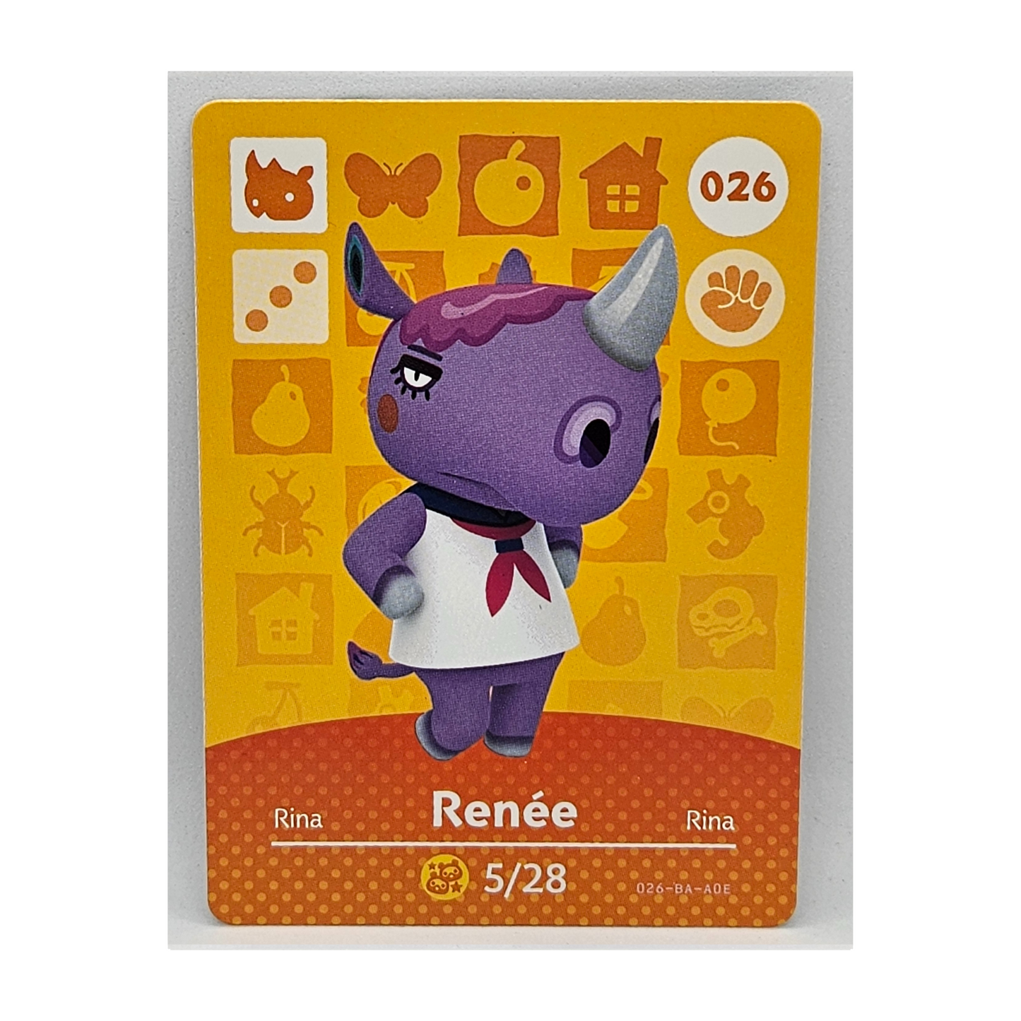 026 Renee Animal Crossing Amiibo Card Series 1