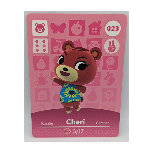 023 Cheri Animal Crossing Amiibo Card Series 1