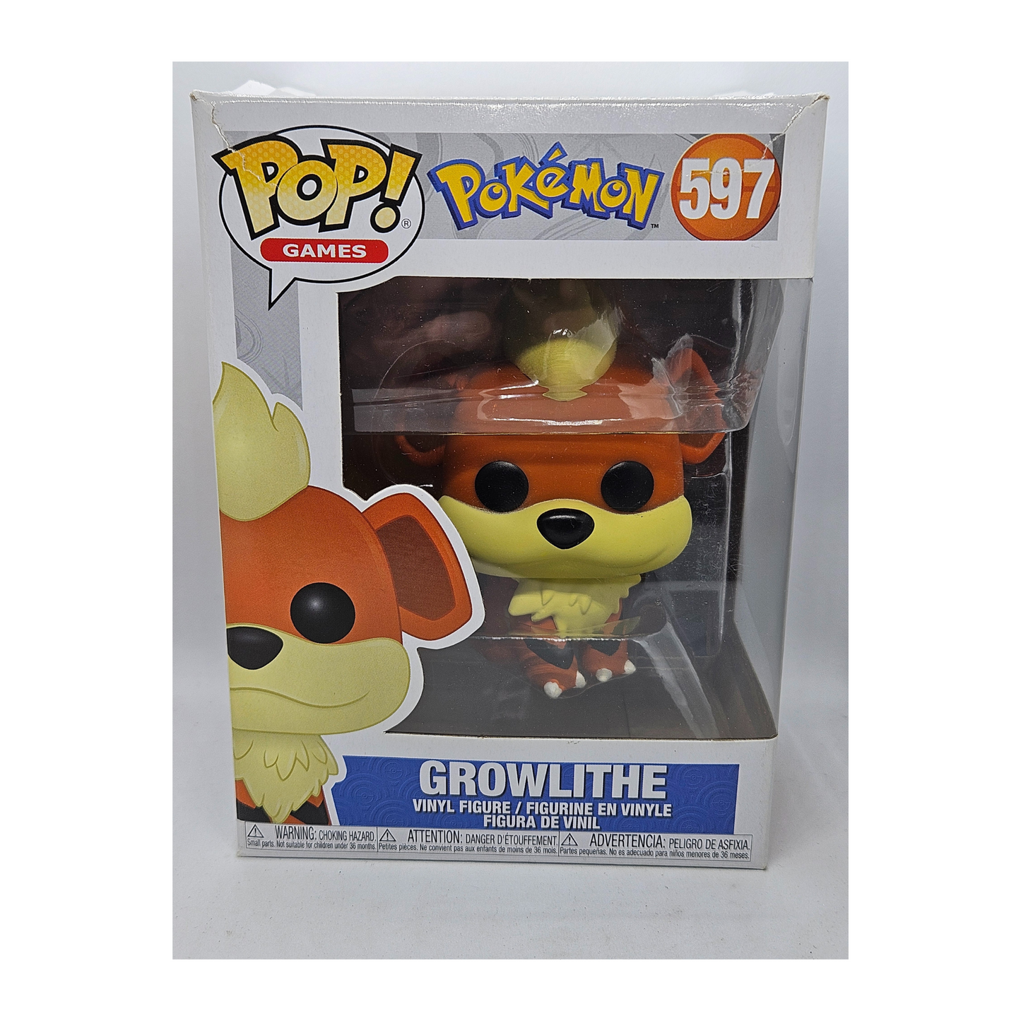 Funko Pokémon 597 Growlithe (Box Damaged)