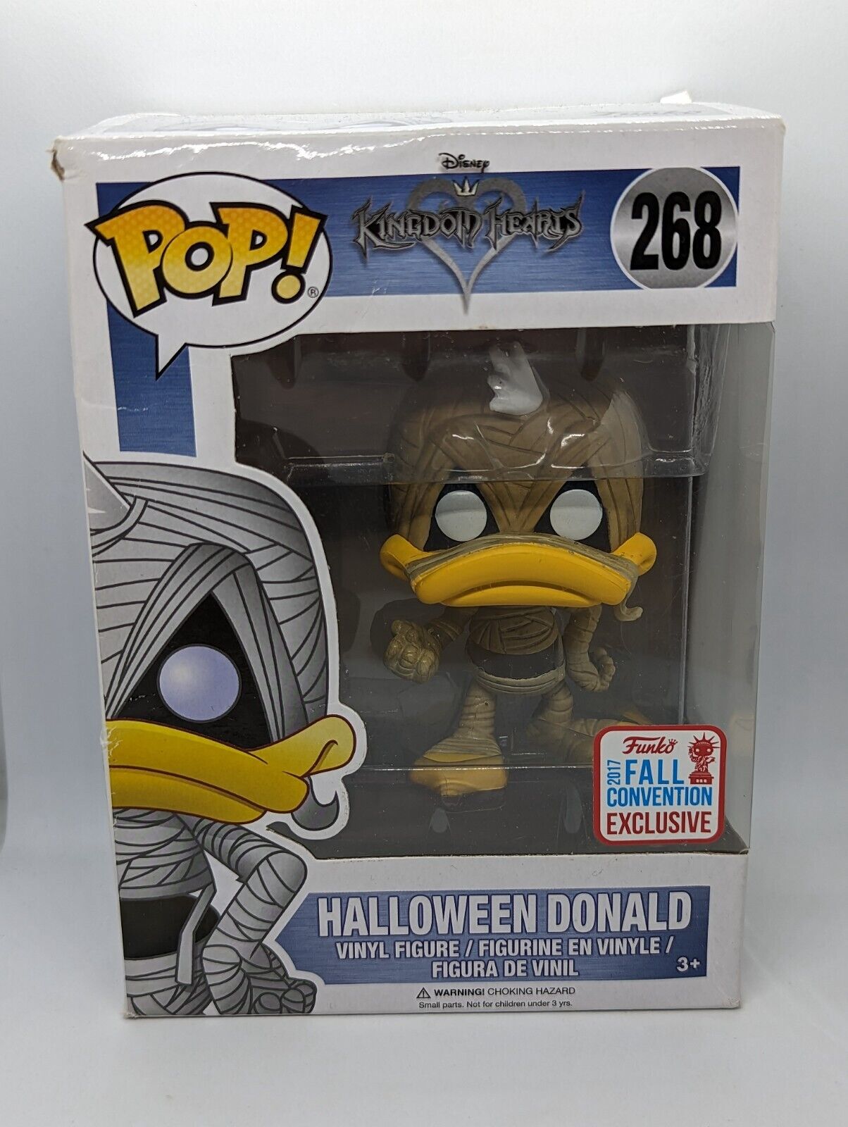 Funko Games 268 Kingdom Hearts Halloween Town Donald Duck (2017 Fall Convention Ex.) Damaged Box