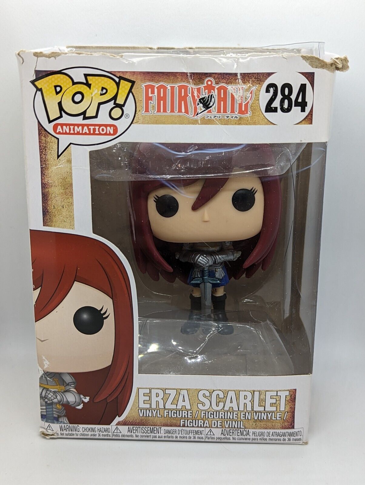 Funko Animation 284 Erza Scarlet (Damaged Box)