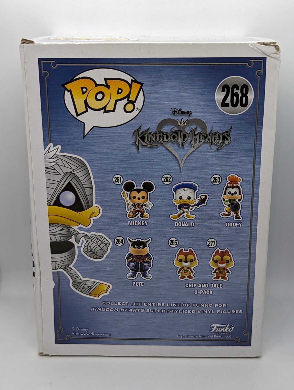 Funko Games 268 Kingdom Hearts Halloween Town Donald Duck (2017 Fall Convention Ex.) Damaged Box