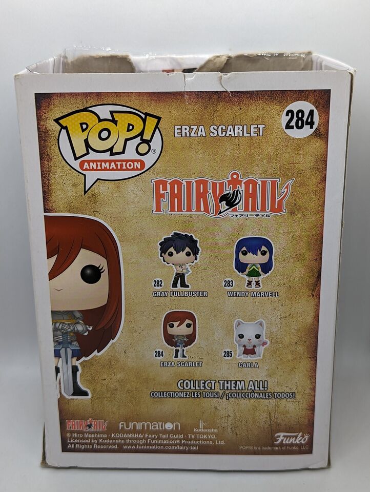 Funko Animation 284 Erza Scarlet (Damaged Box)