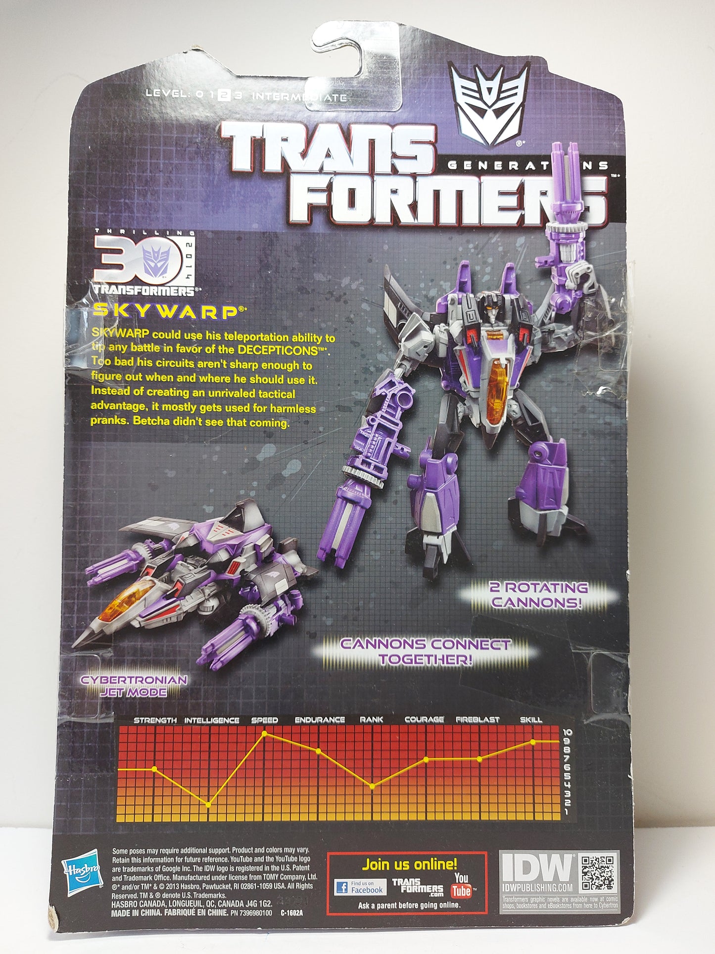 Transformers Generations - FOC Skywarp (Thrilling 30)