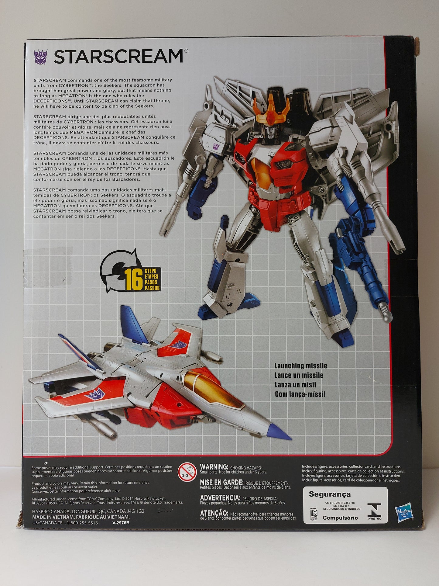 Transformers Generations Combiner Wars - Starscream (Leader Class)