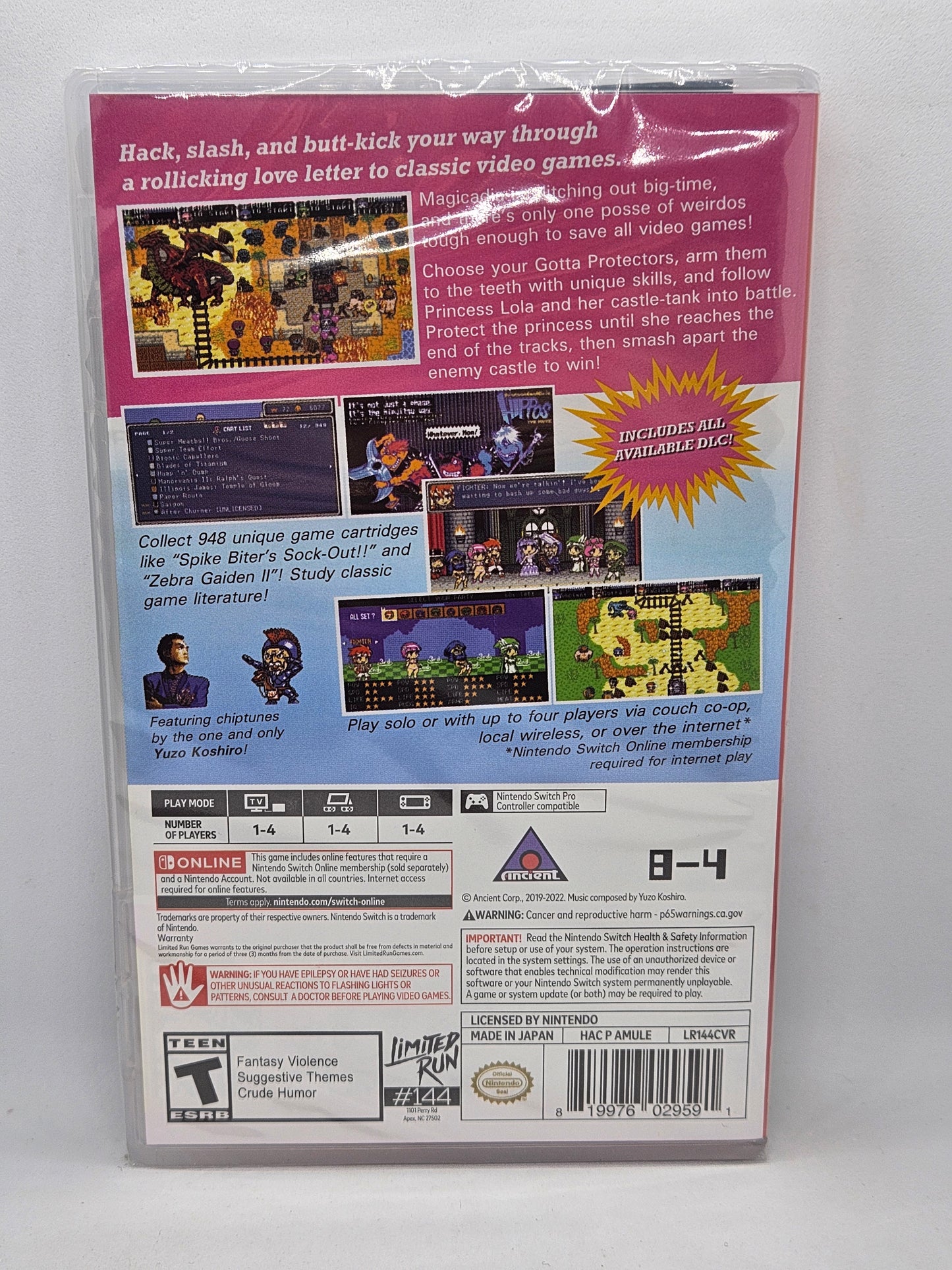 Gotta Protectors Cart of Darkness: Switch Limited Run  #144 (Sealed)