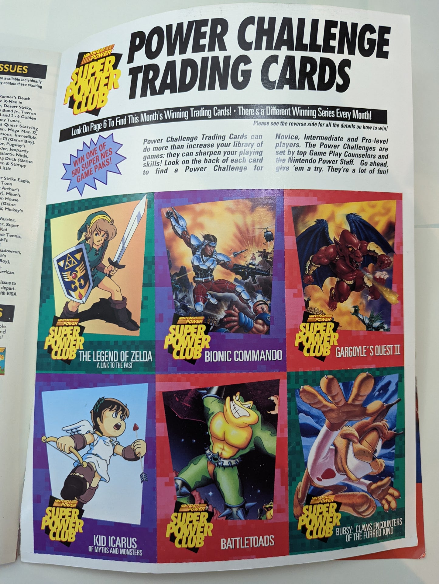 Nintendo Power Issue: 49 BattleToads & Double Dragon (With Poster and Cards)