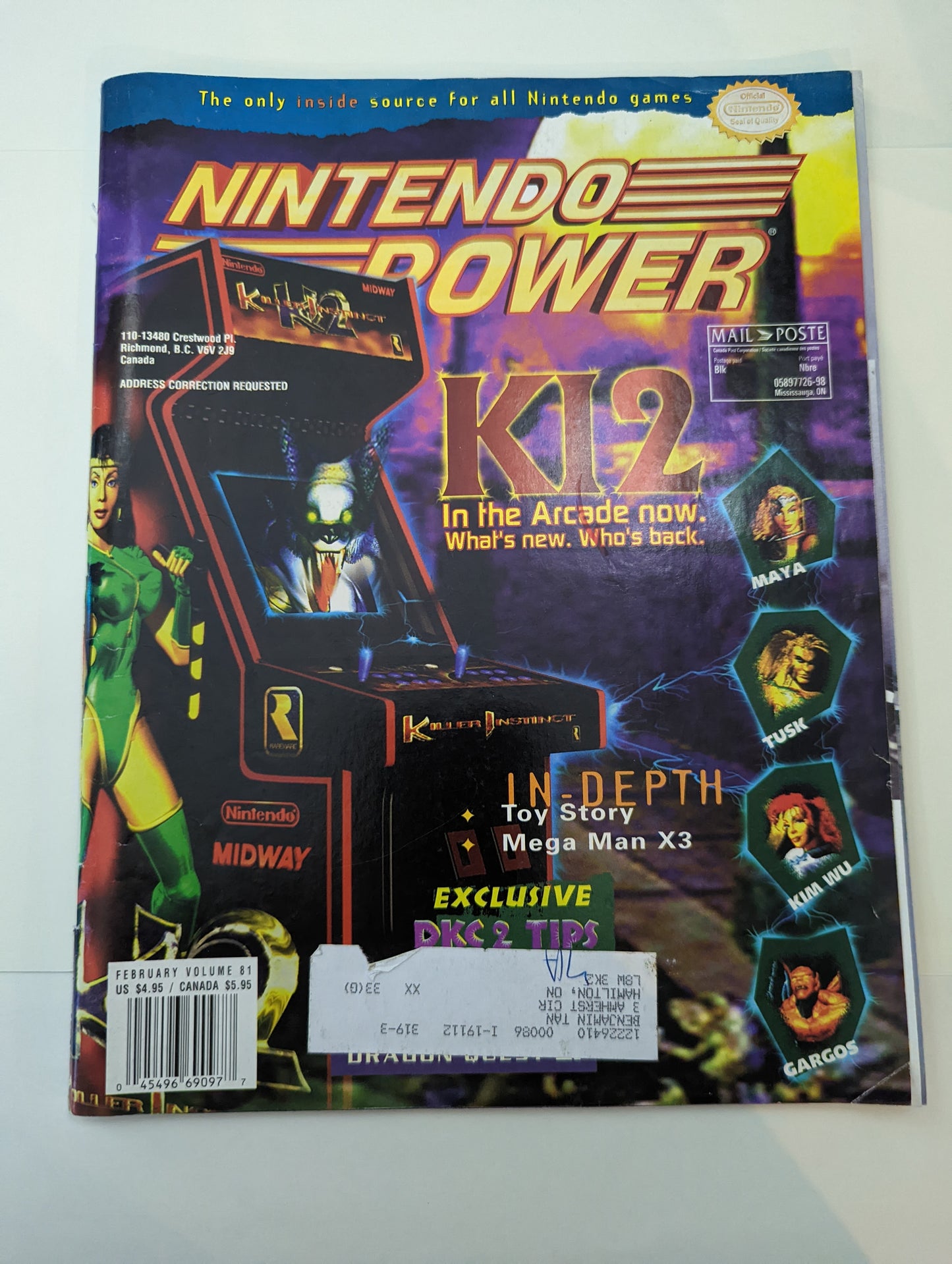 Nintendo Power Issue: 81 KI2 (With Poster)