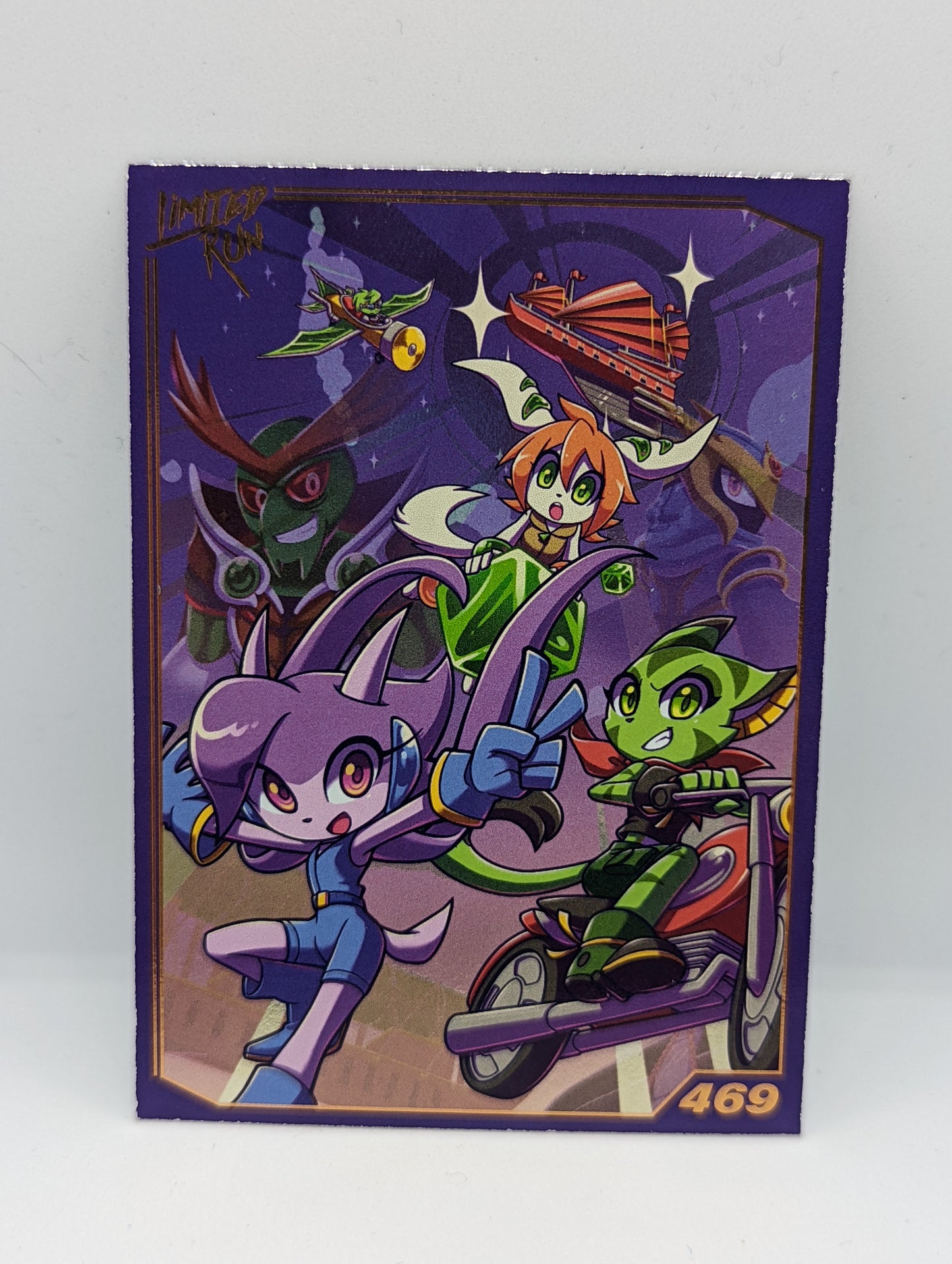 (S1.) 469 Freedom Planet LRG Trading Card (Gold)