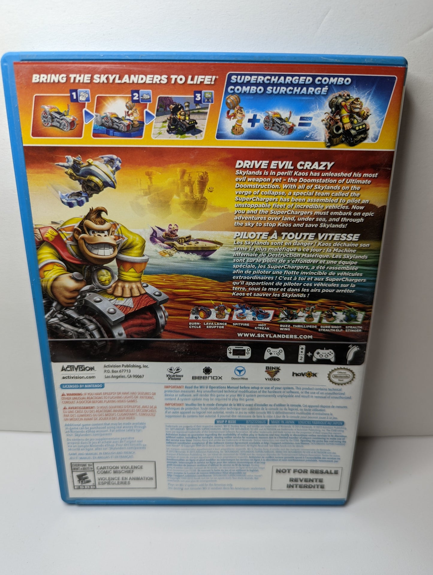 Skylanders SuperChargers - Game and Portal for Nintendo (Complete)