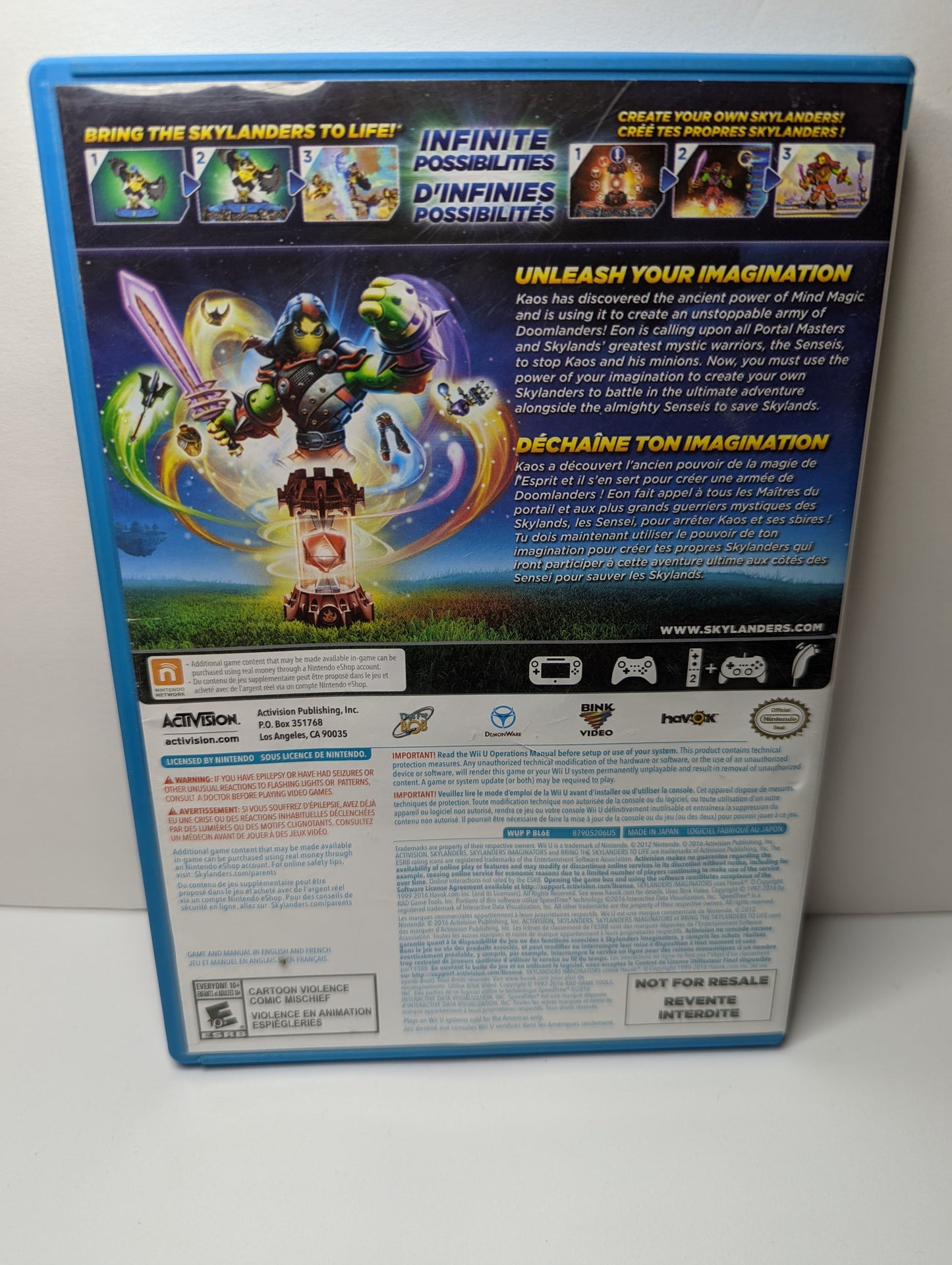 Skylanders Imaginators - Game and Portal for Nintendo (Complete)