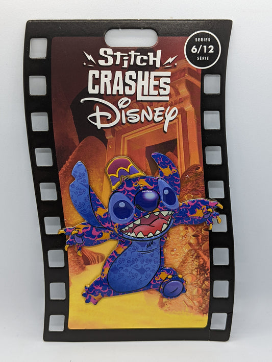 Stitch Crashes Disney: Aladdin Pin 6/12