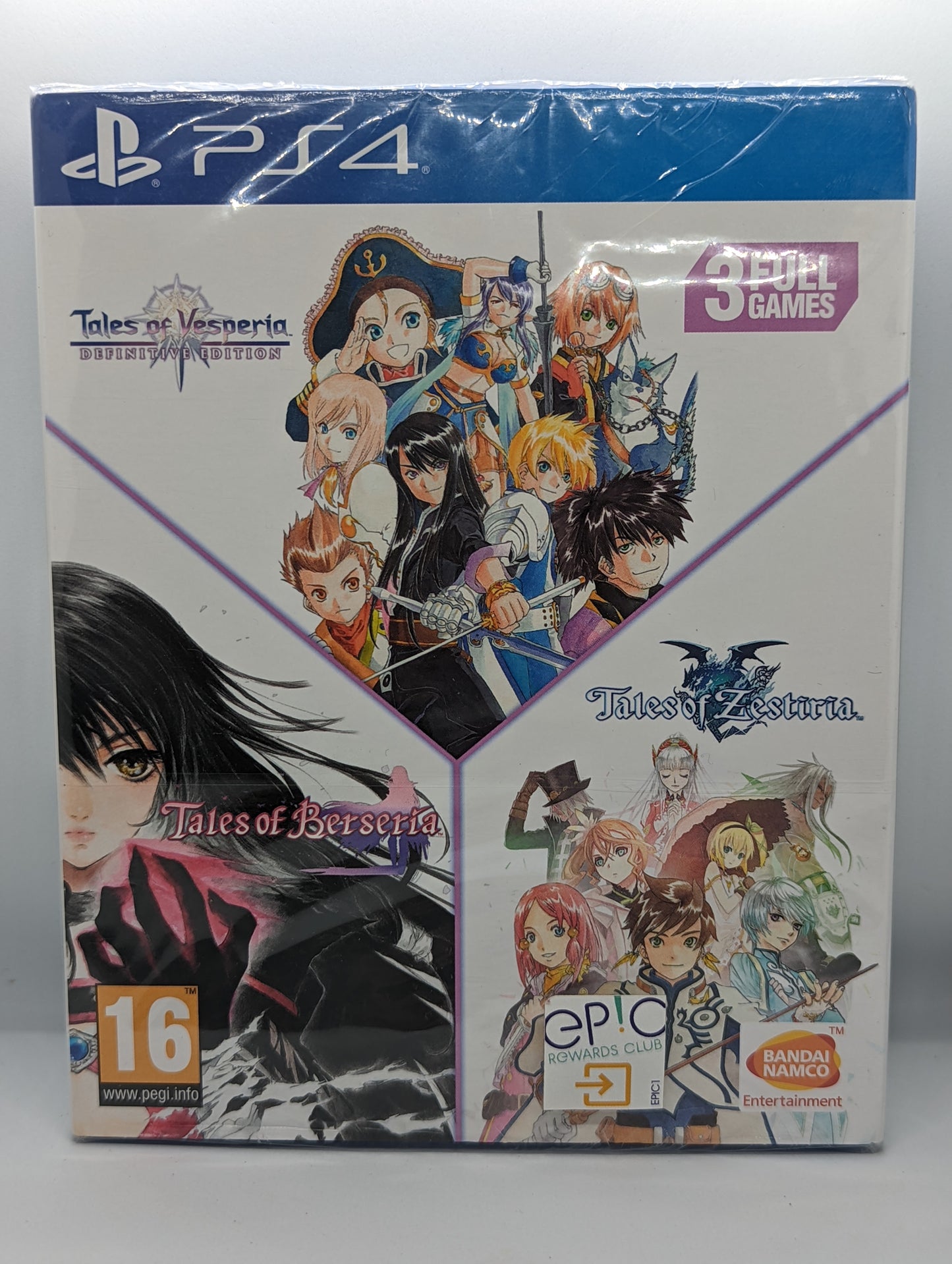 Tales Of Zestiria + Tales Of Berseria + Tales Of Vesperia: Triple Pack Bundle (Sealed)