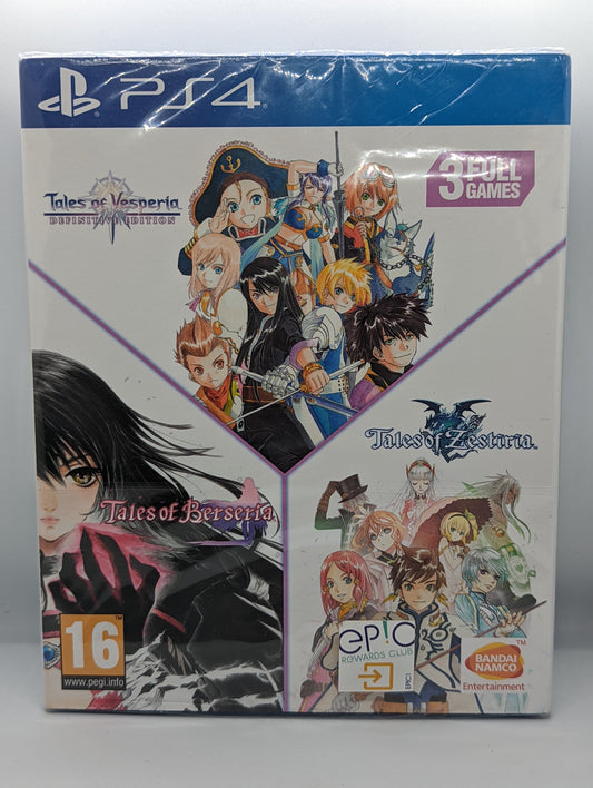 Tales Of Zestiria + Tales Of Berseria + Tales Of Vesperia: Triple Pack Bundle (Sealed)