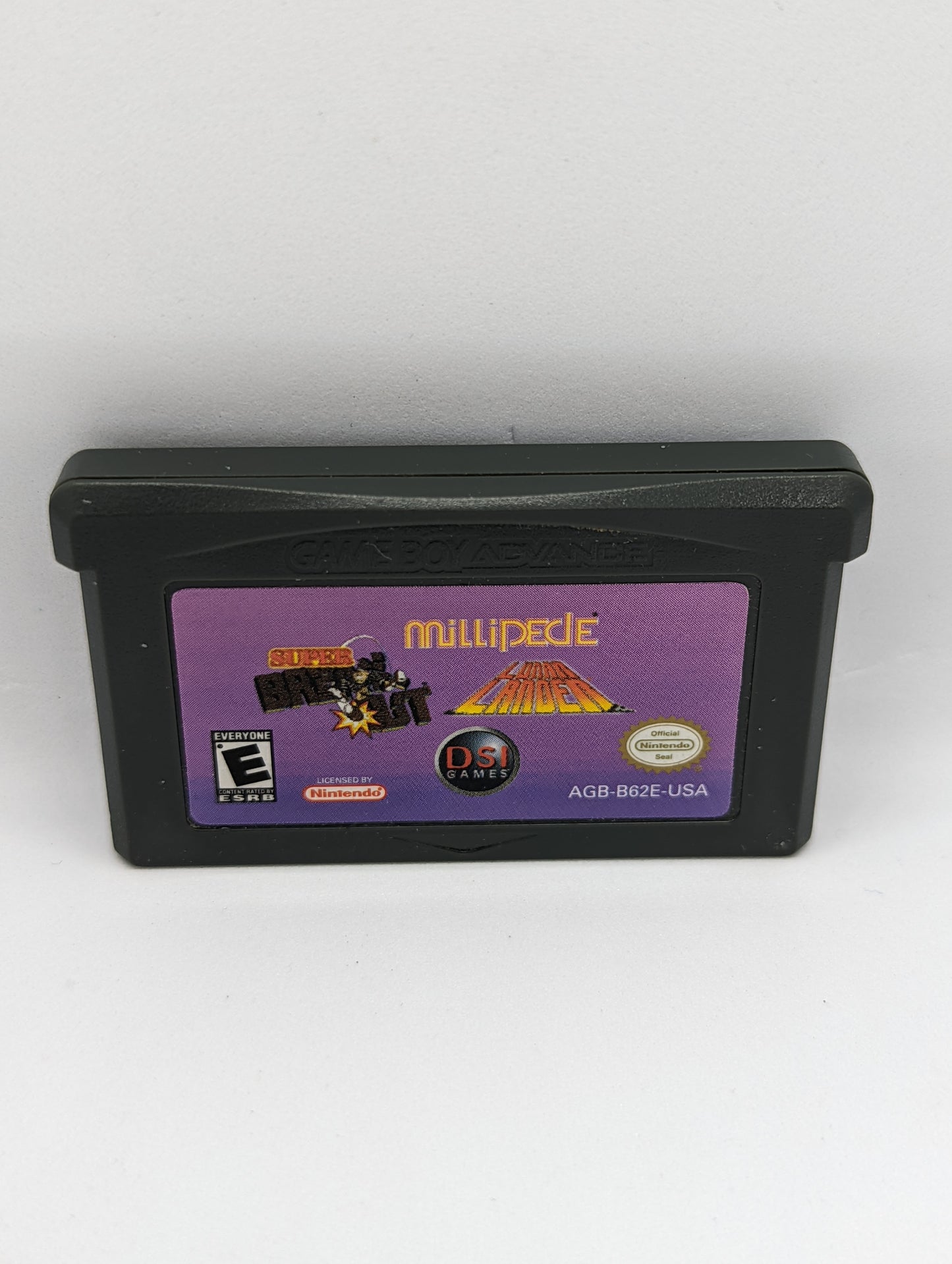 Millipede & Super Breakout & Lunar Lander GBA (Loose)