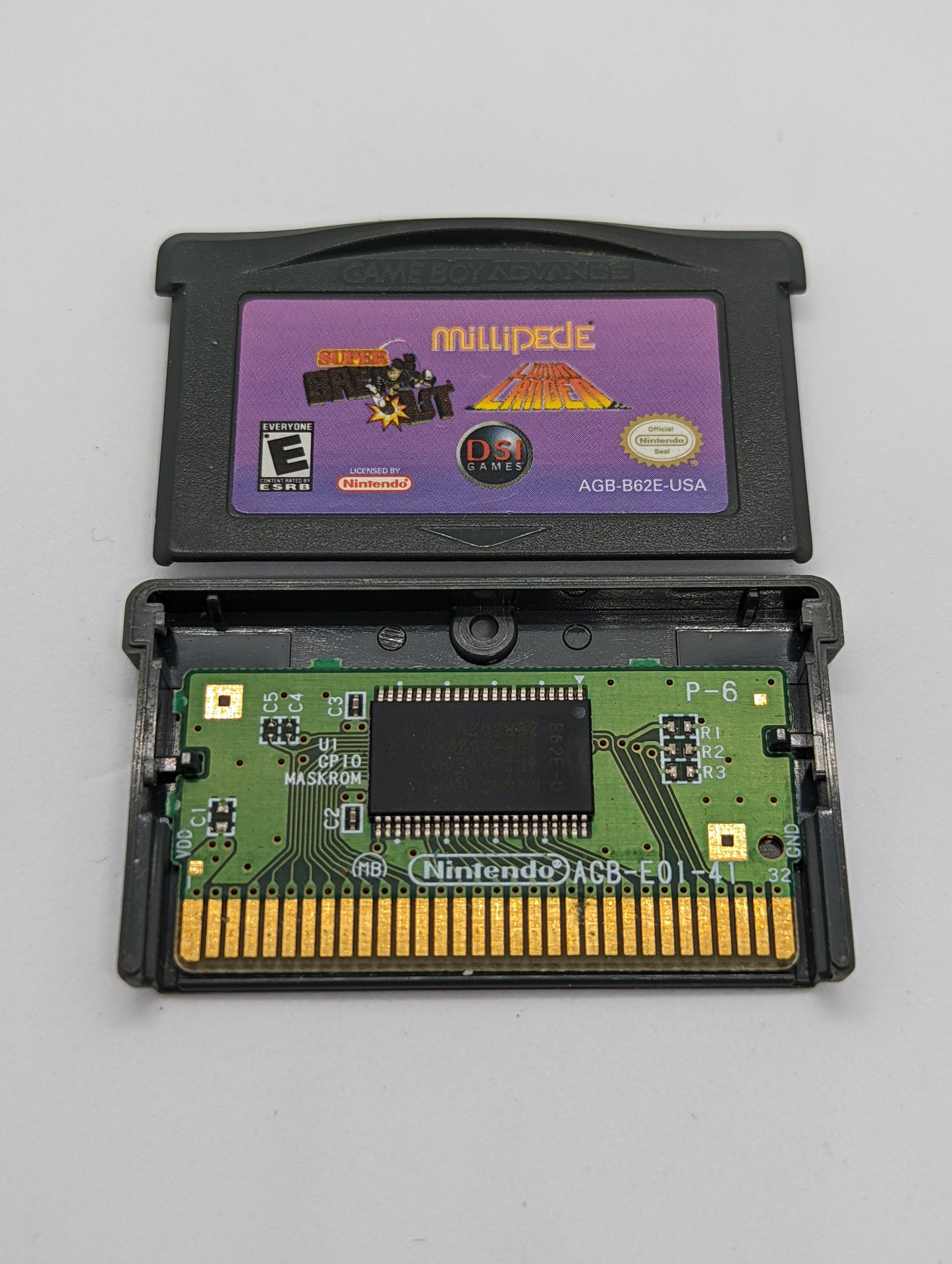 Millipede & Super Breakout & Lunar Lander GBA (Loose)