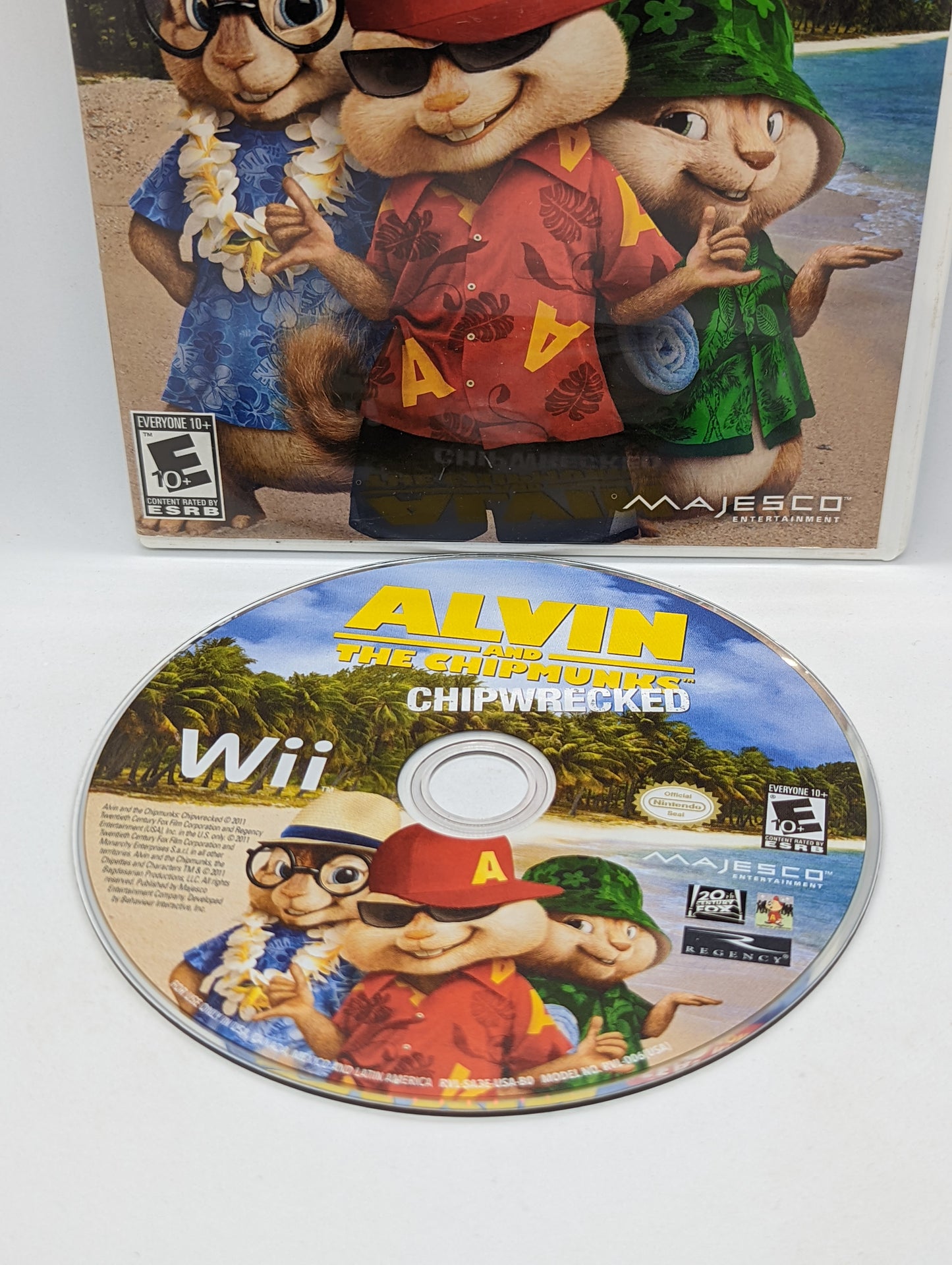 Alvin and the Chipmunk Chip wrecked (Cracked Case No Manual)