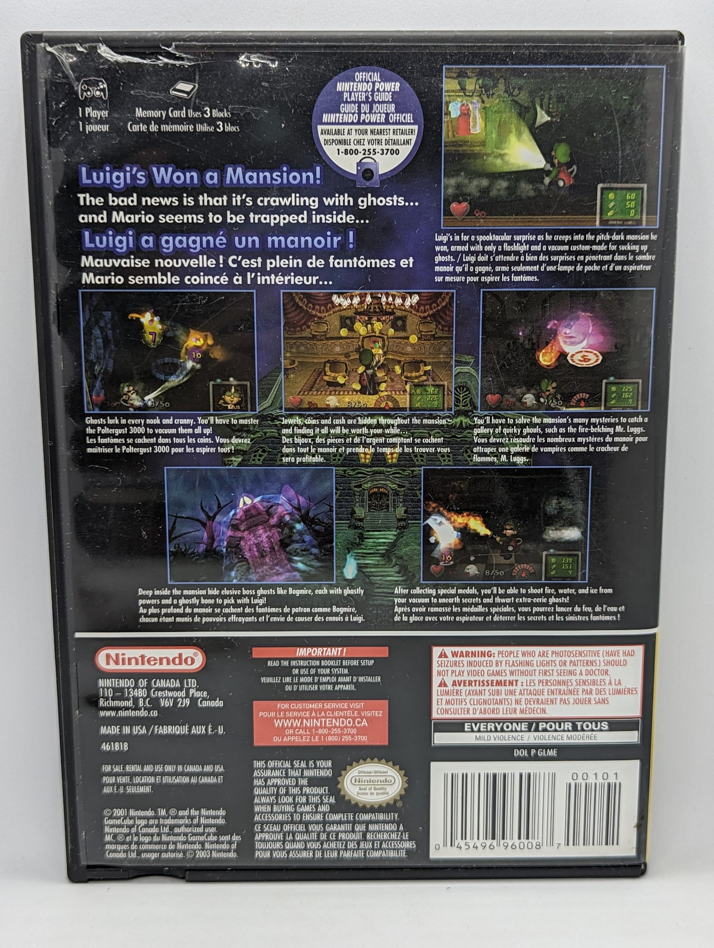 Luigi's Mansion Players Choice (Missing Manual)