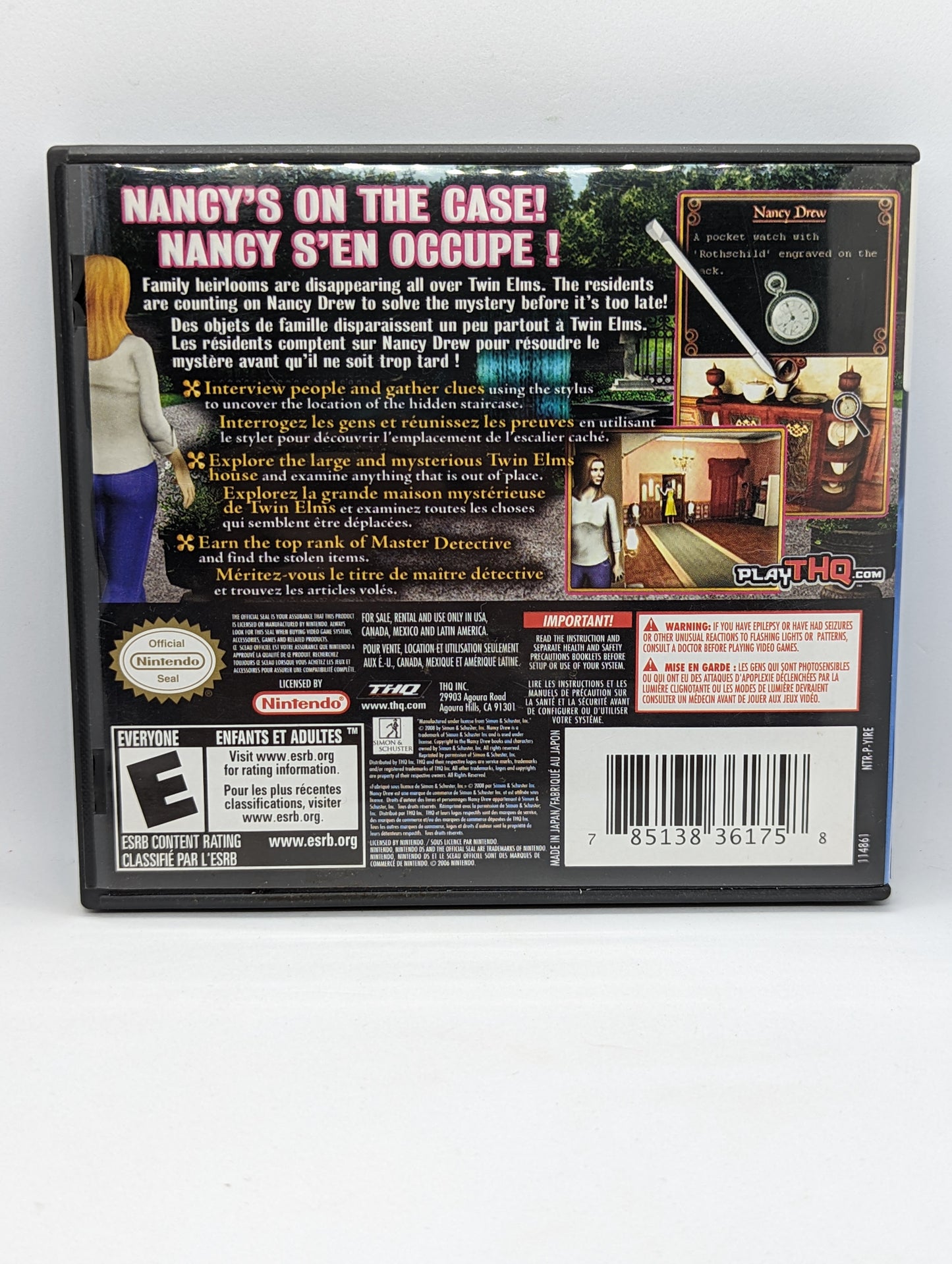 Nancy Drew : The hidden Staircase (Complete)