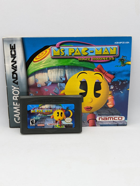 Ms. Pac-Man : Maze Madness (Cart & Manual)