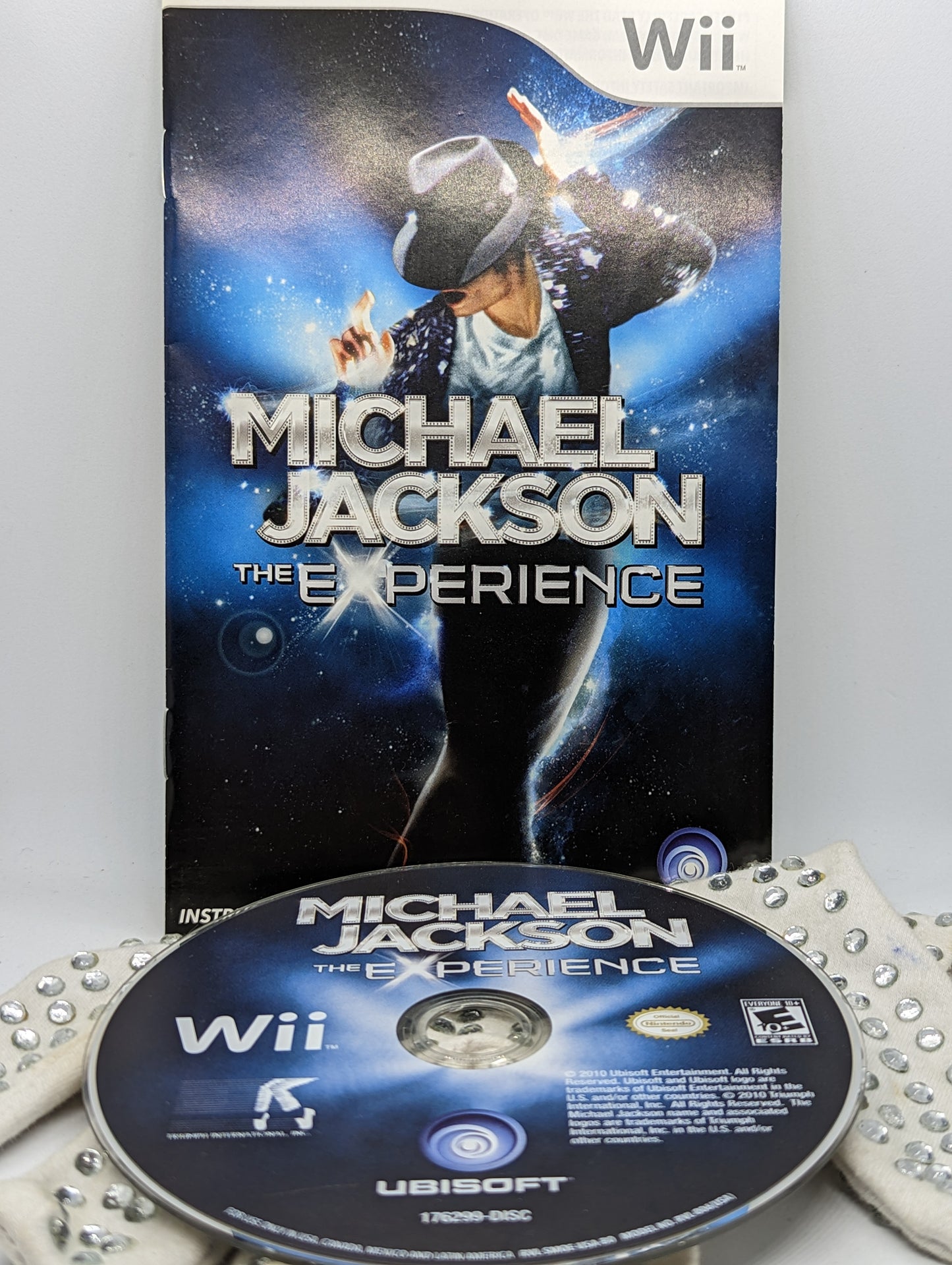 Wii Michael Jackson Game with Glove (Complete)