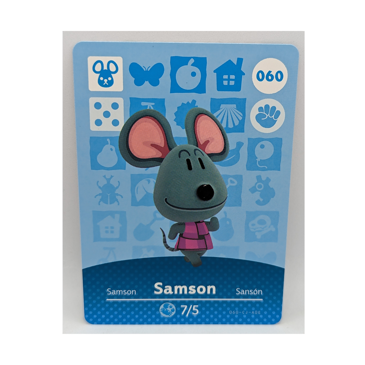 060 Samson Animal Crossing Amiibo Card Series 1