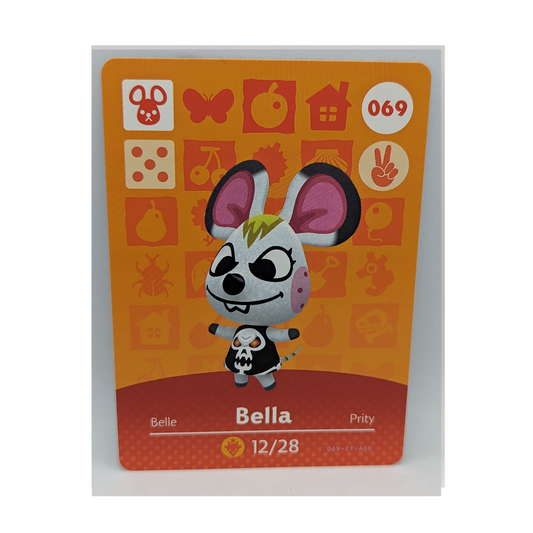 069 Bella Animal Crossing Amiibo Card Series 1