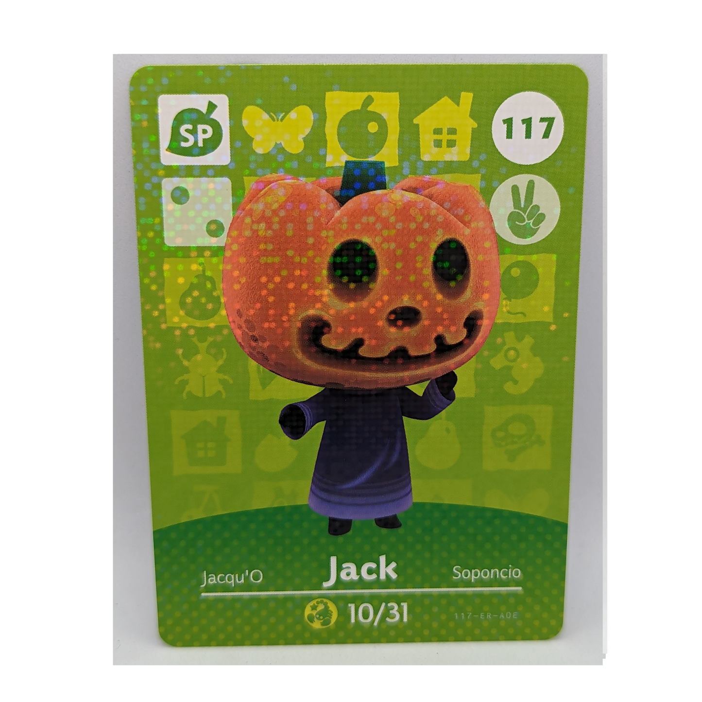 117 Jack Animal Crossing Amiibo Card Series 2