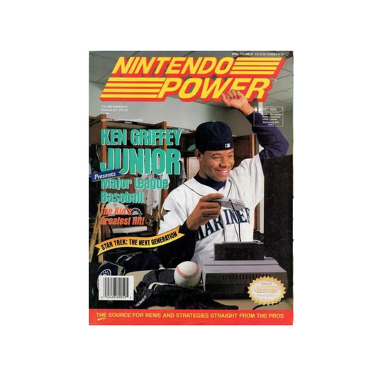 Nintendo Power Issue: 59 Ken Griffey Junior (With Poster and Cards)