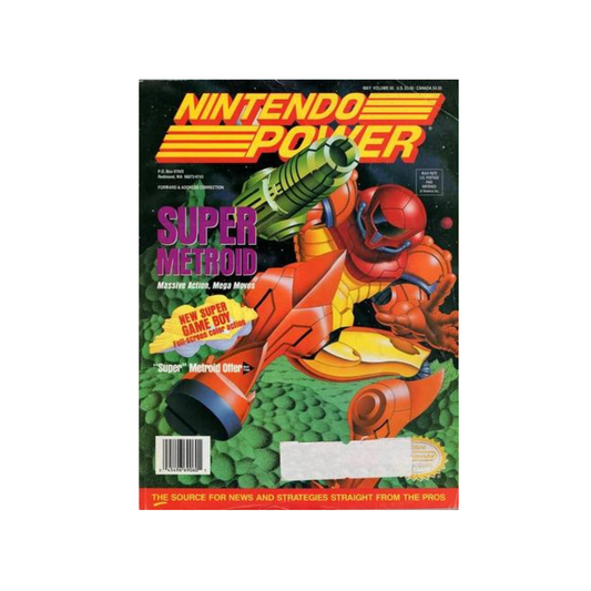 Nintendo Power Issue: 60 Super Metroid (With Poster and Cards)