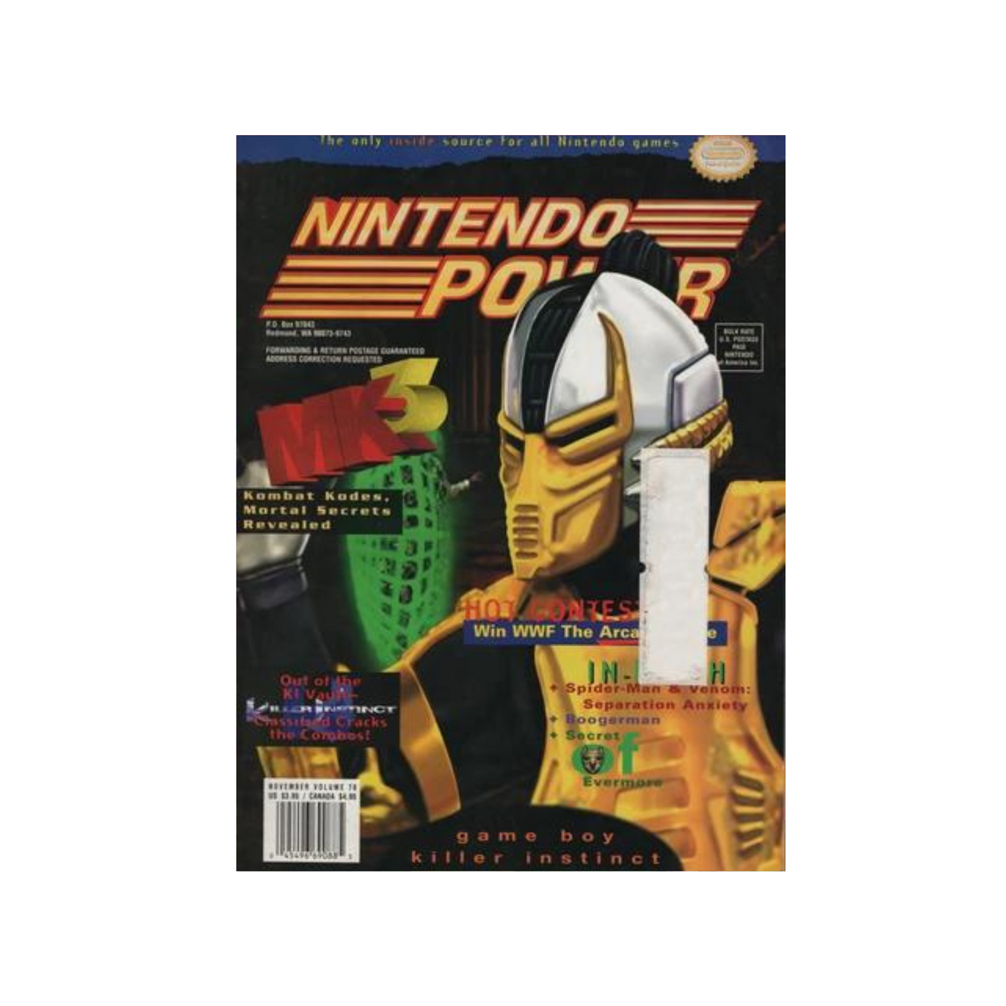 Nintendo Power Issue: 78 MK3 (With Poster)