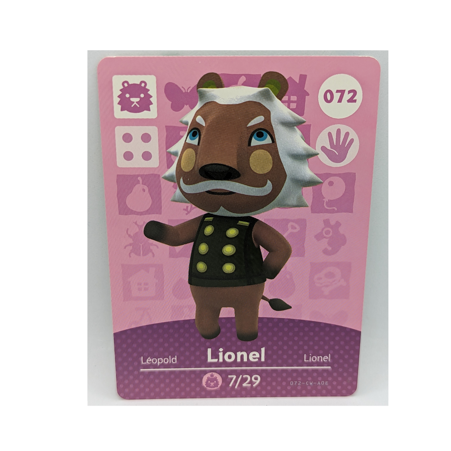 072 Lionel Animal Crossing Amiibo Card Series 1