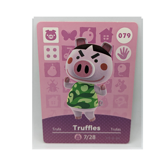 079 Truffles Animal Crossing Amiibo Card Series 1