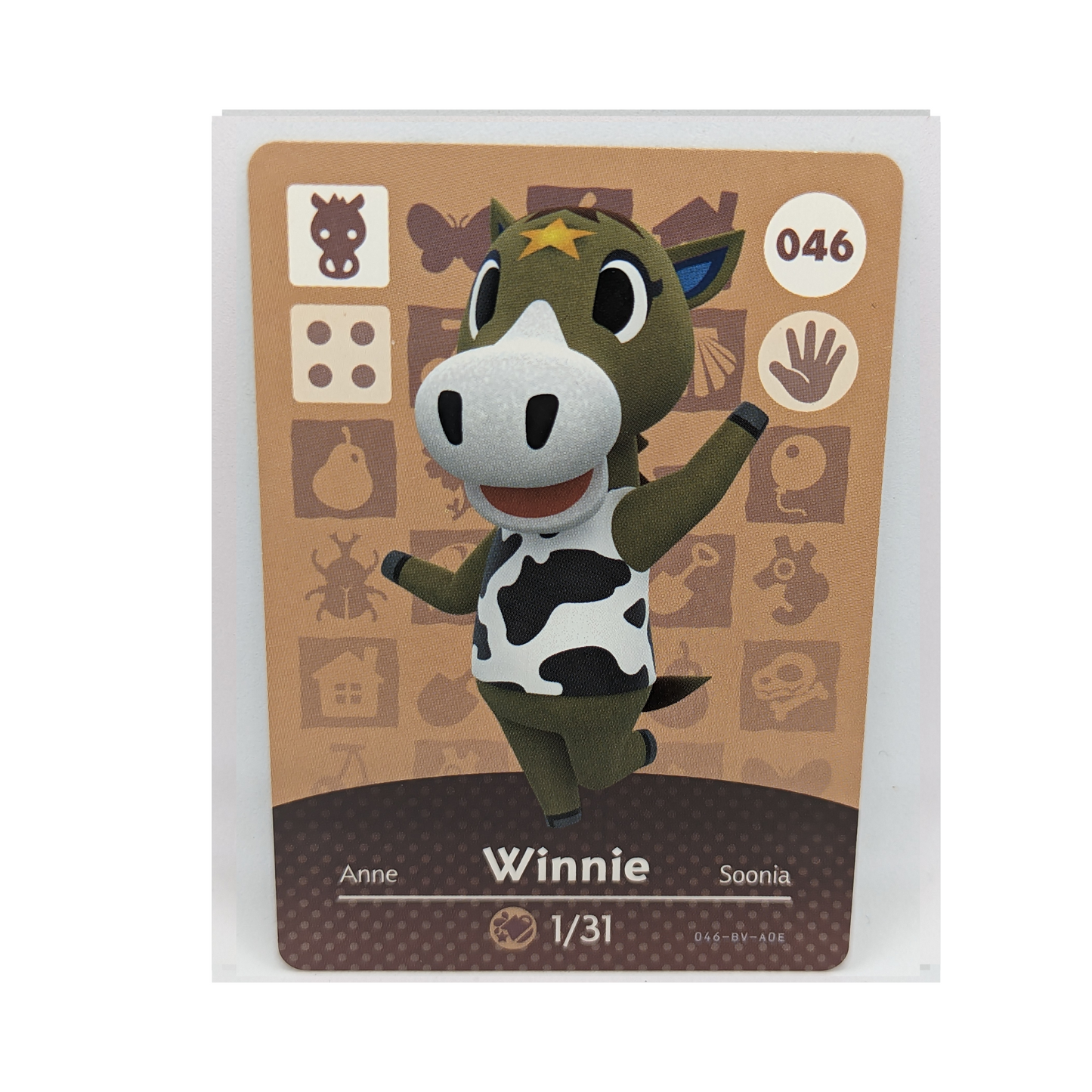 046 Winnie Animal Crossing Amiibo Card Series 1