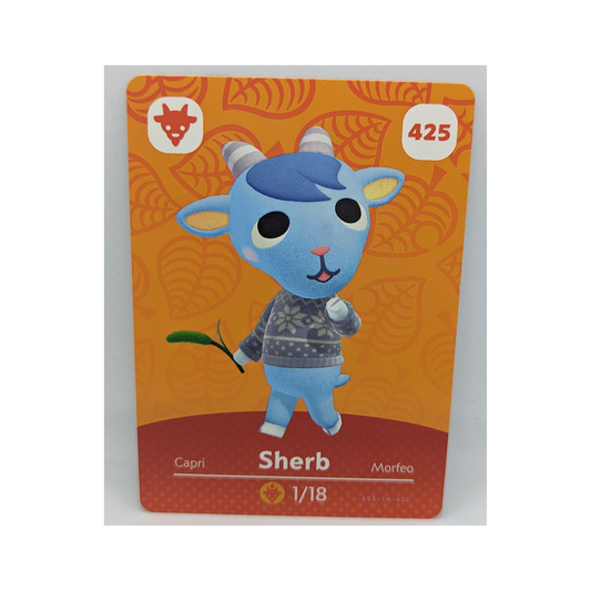 425 Sherb Animal Crossing Amiibo Card Series 5