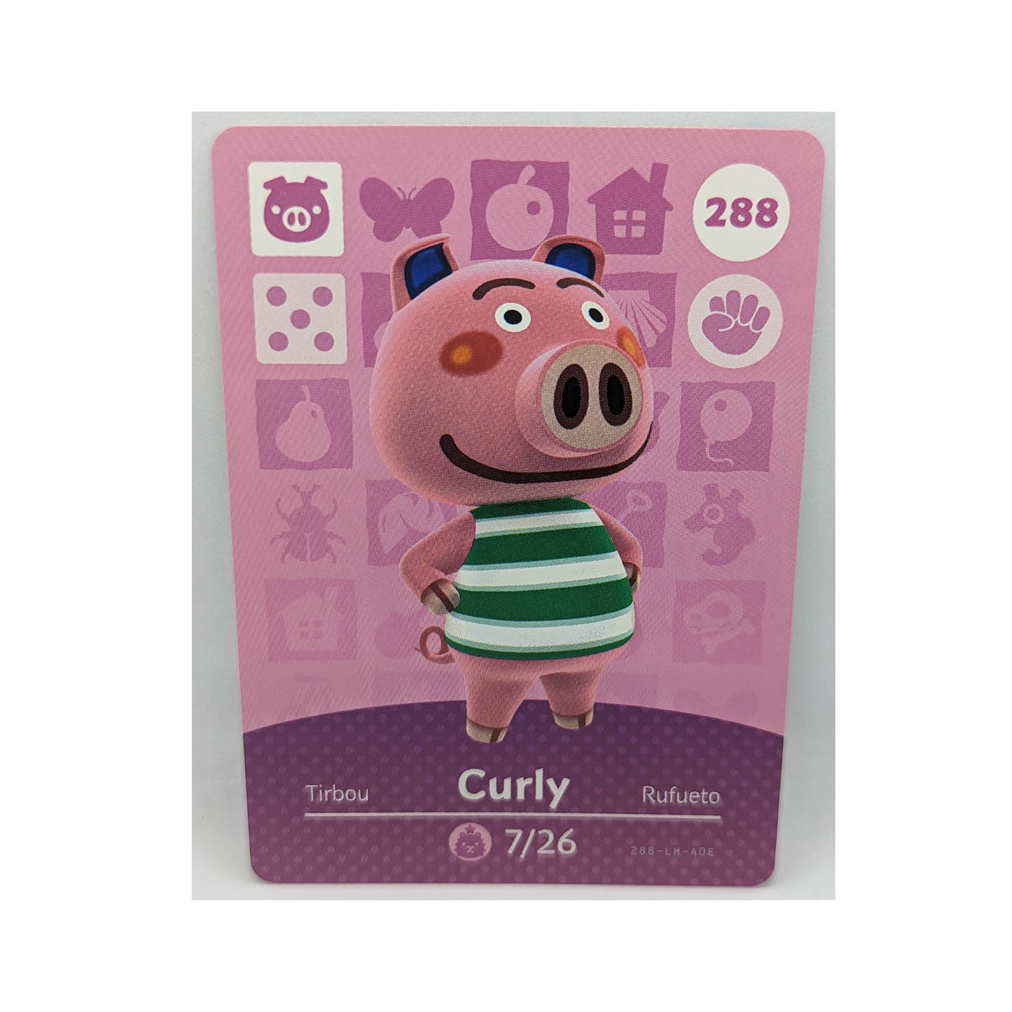 288 Curly Animal Crossing Amiibo Card Series 3