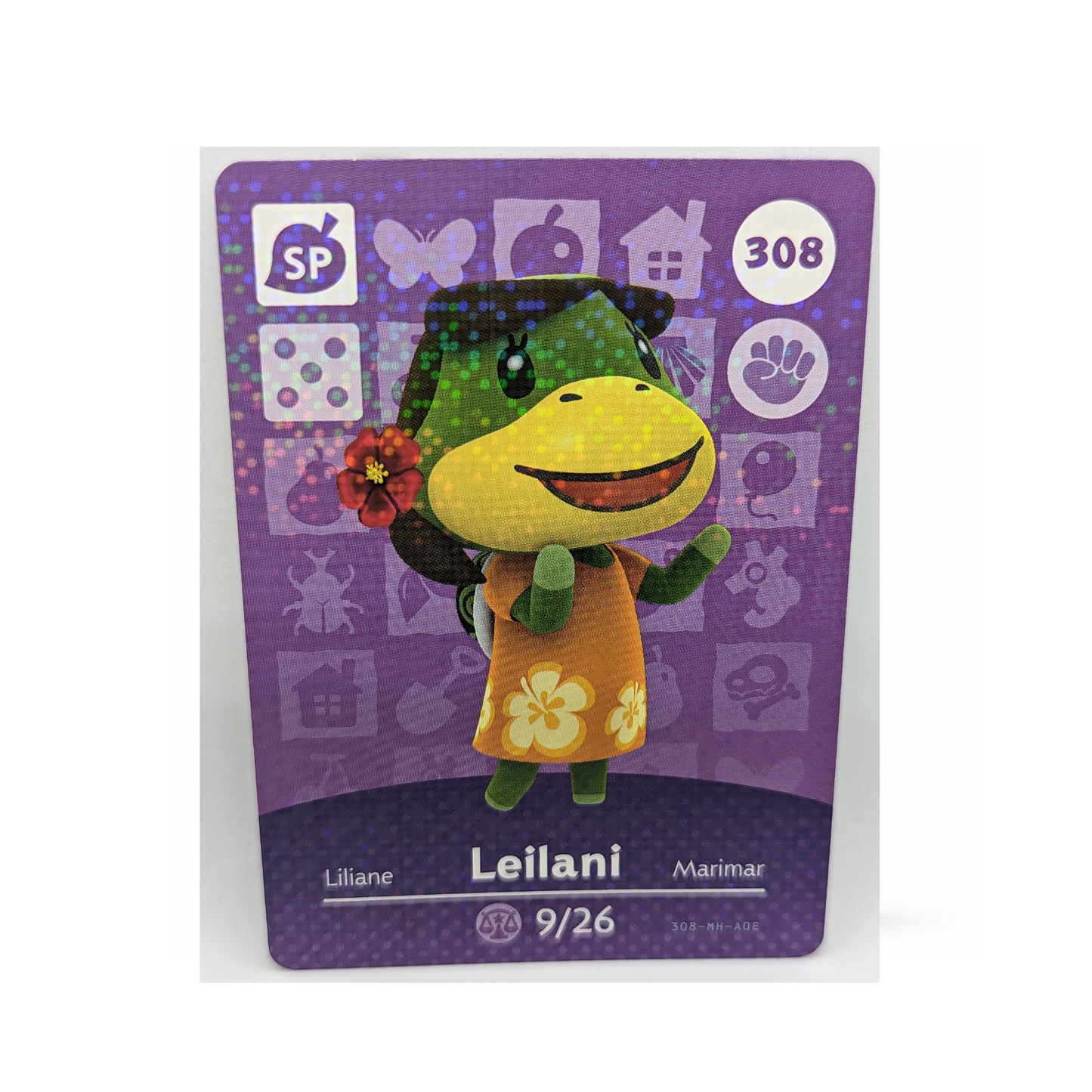 308 Leilani Animal Crossing Amiibo Card Series 4