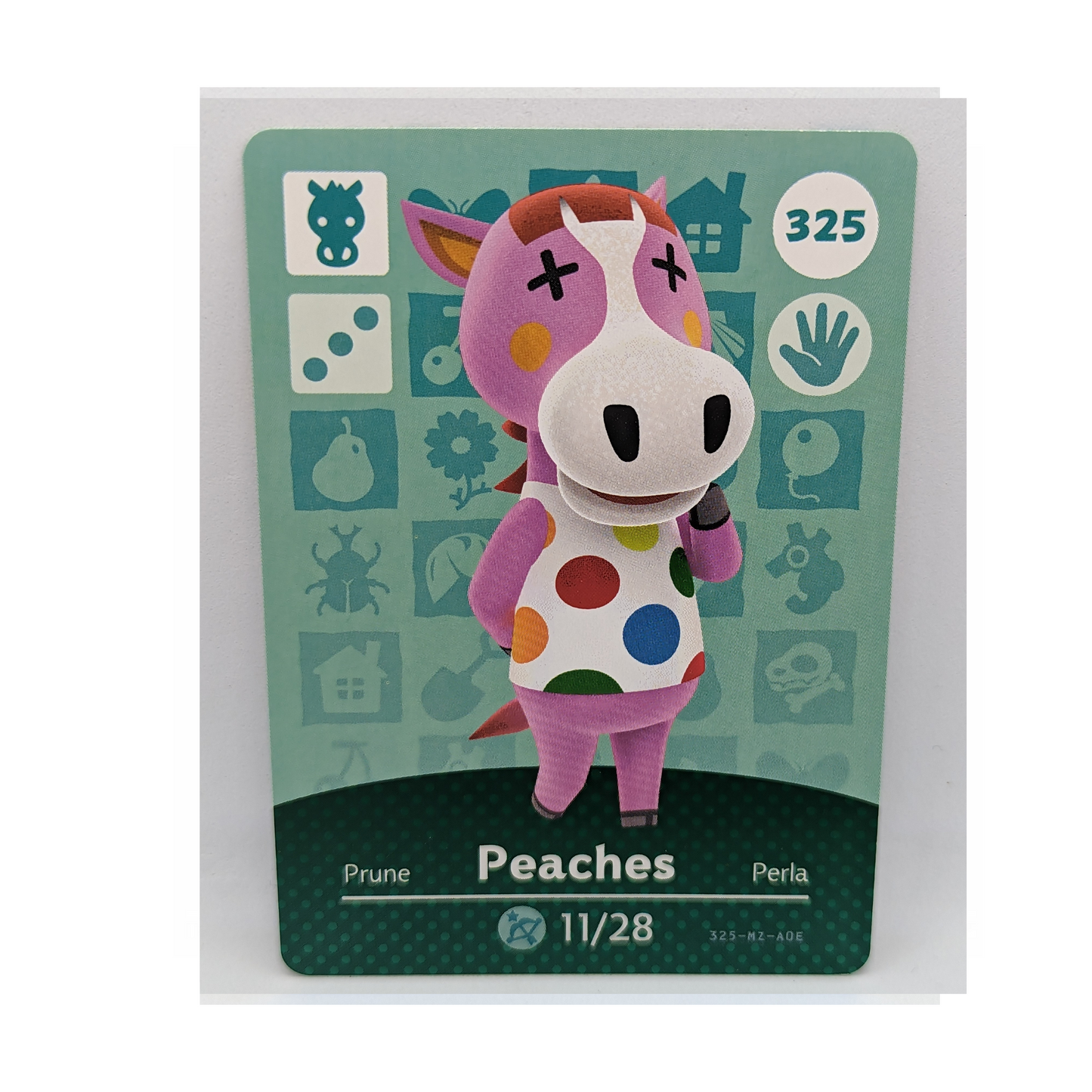 325 Peaches Animal Crossing Amiibo Card Series 4