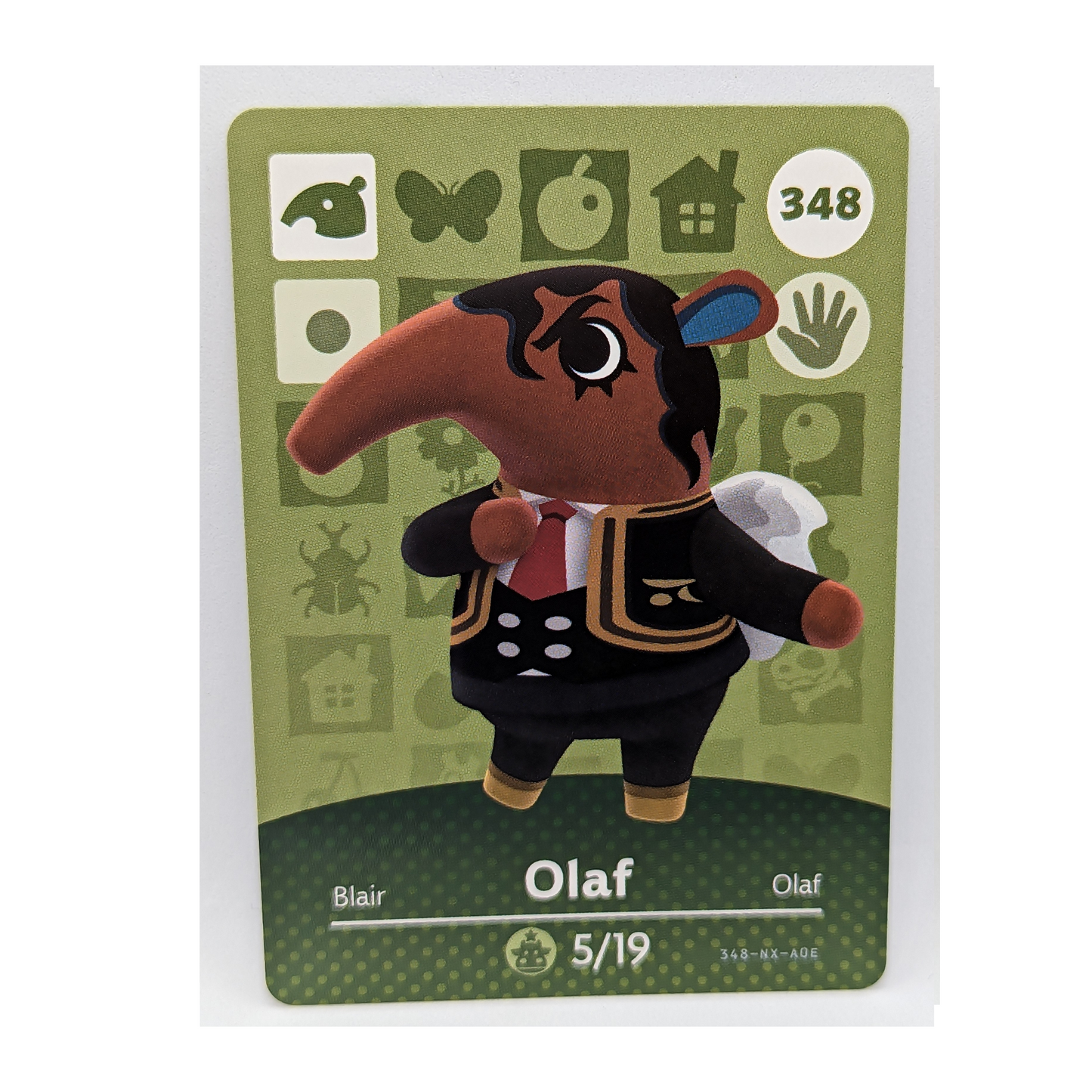 348 Olaf Animal Crossing Amiibo Card Series 4