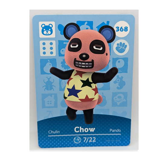 368 Chow Animal Crossing Amiibo Card Series 4