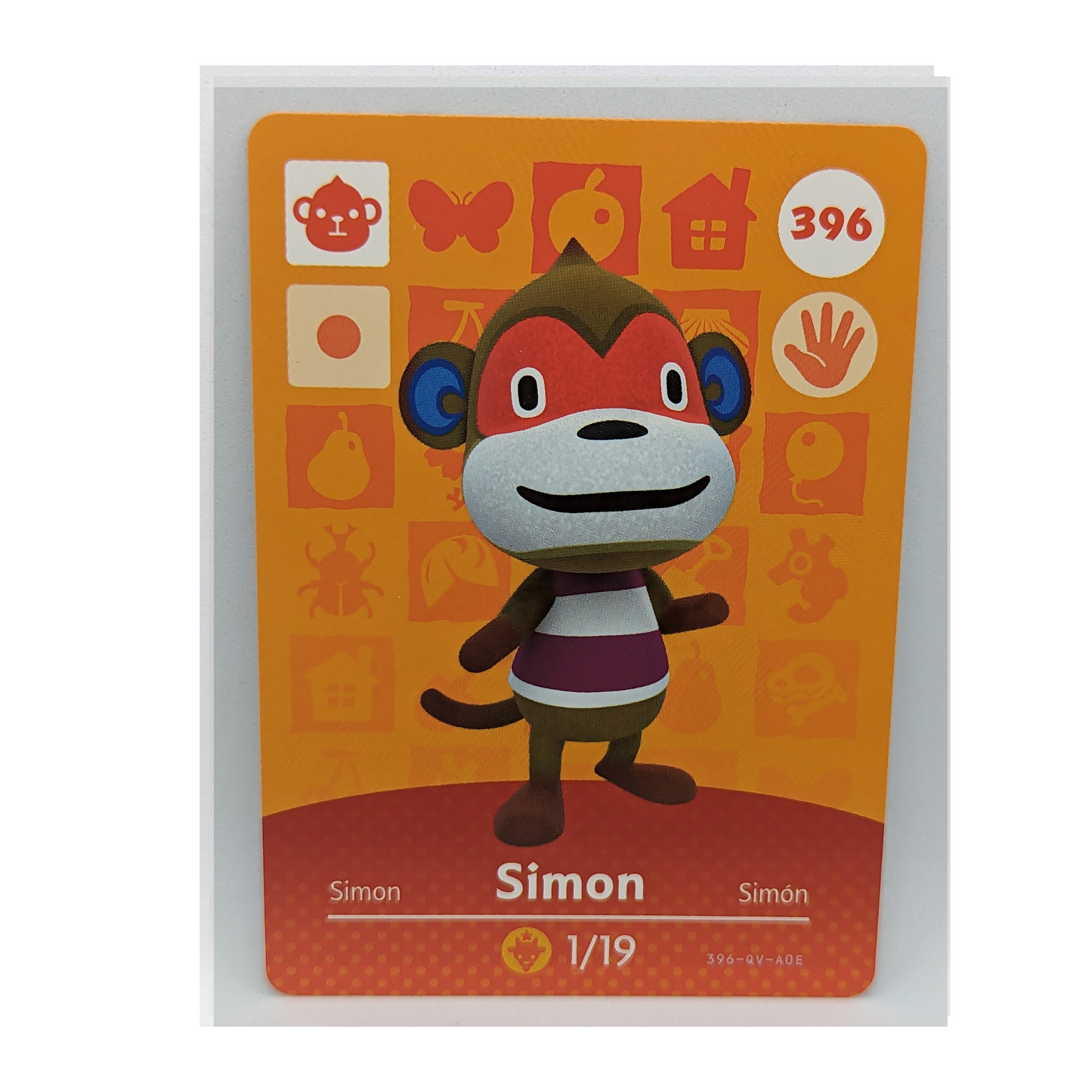 396 Simon Animal Crossing Amiibo Card Series 4