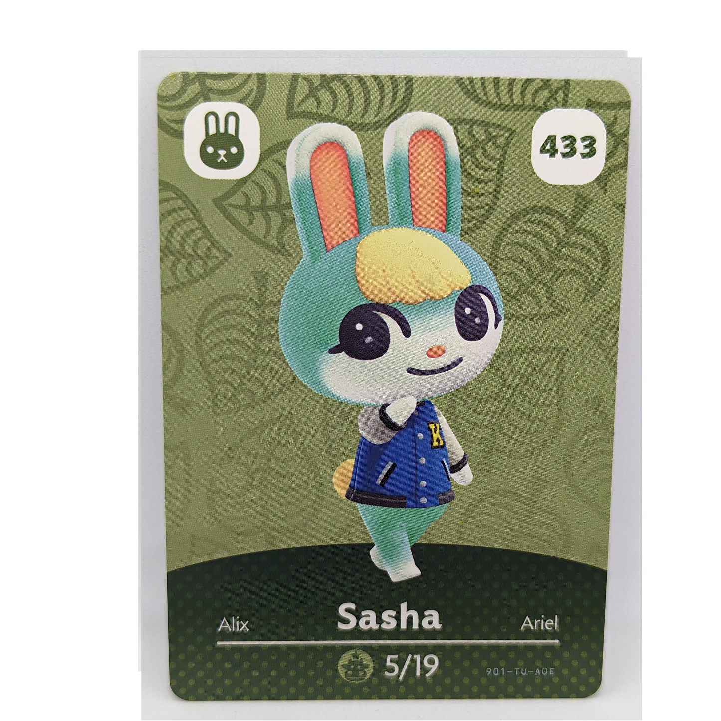 433 Sasha Animal Crossing Amiibo Card Series 5