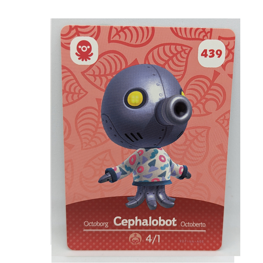 439 Cephalobot Animal Crossing Amiibo Card Series 5