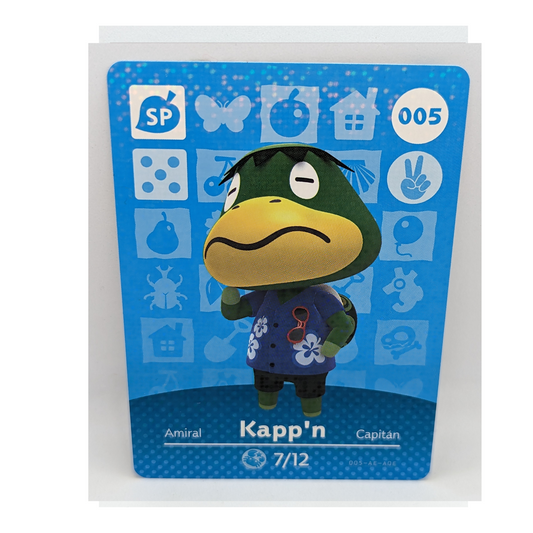 005 Kapp'n Animal Crossing Amiibo Card Series 1