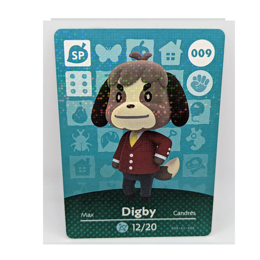 009 Digby Animal Crossing Amiibo Card Series 1