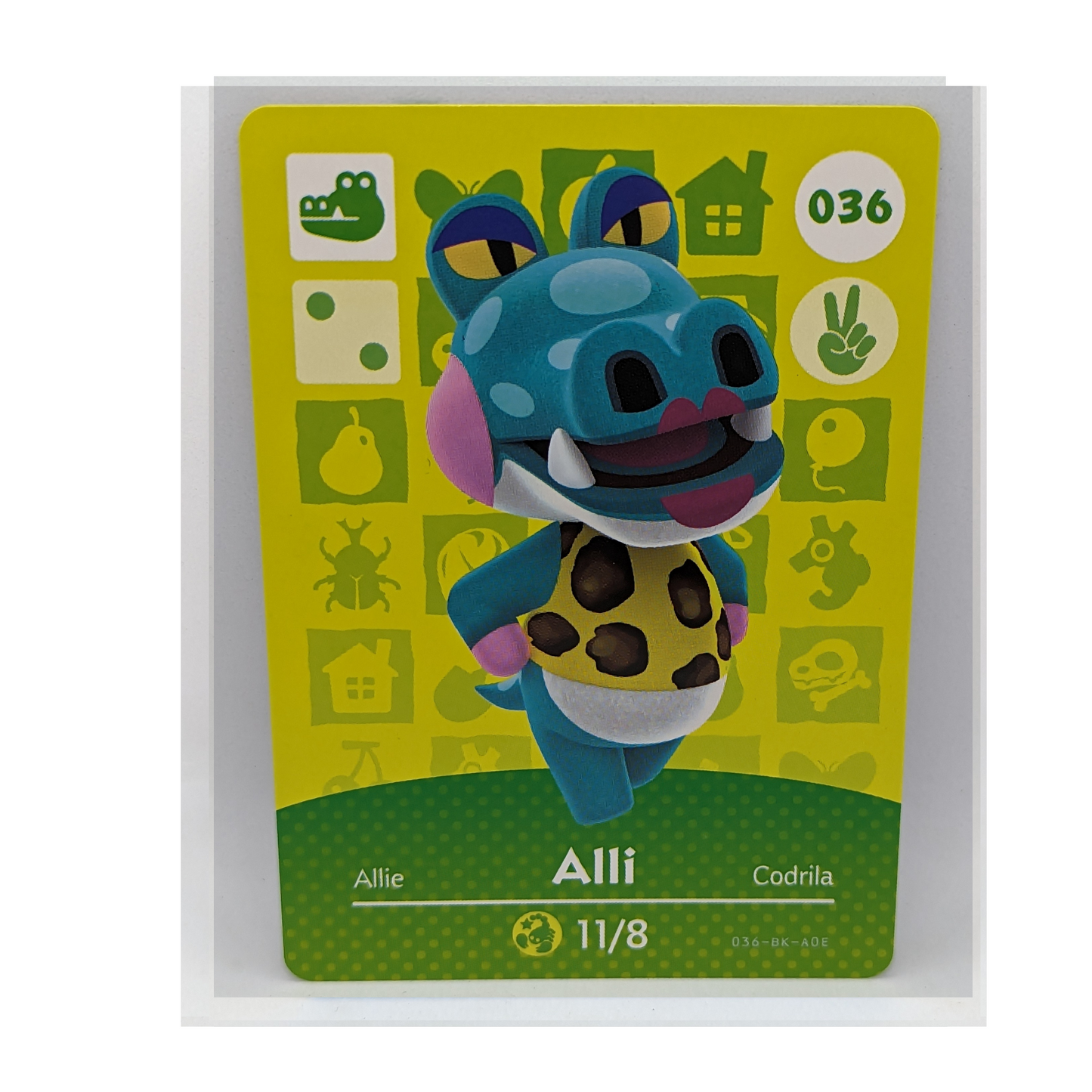 036 Alli Animal Crossing Amiibo Card Series 1